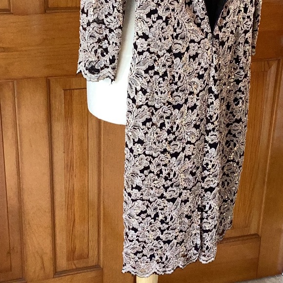Vintage Jessica Howard Size 10 Ladies Party $ Holiday Dress.  Sequins and Lace. - Picture 11 of 16